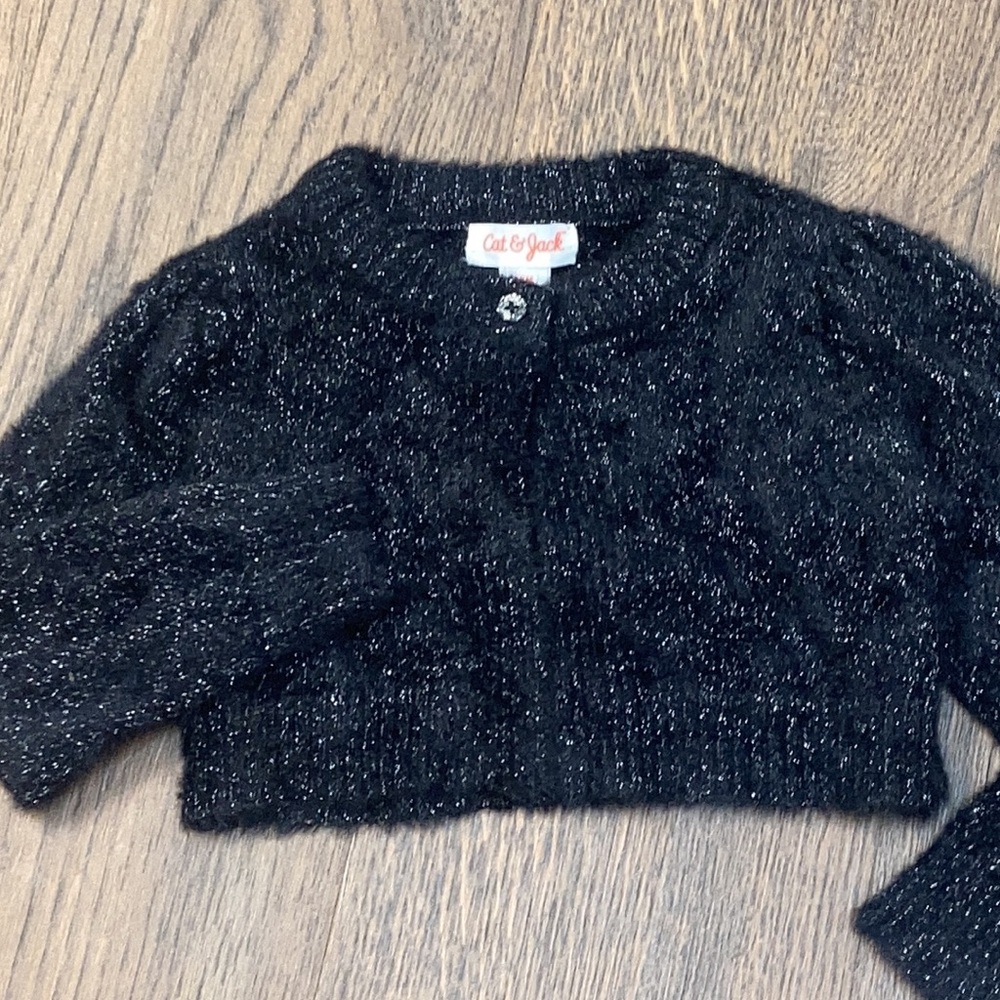 Cat & Jack Black Sweather    Size 18M